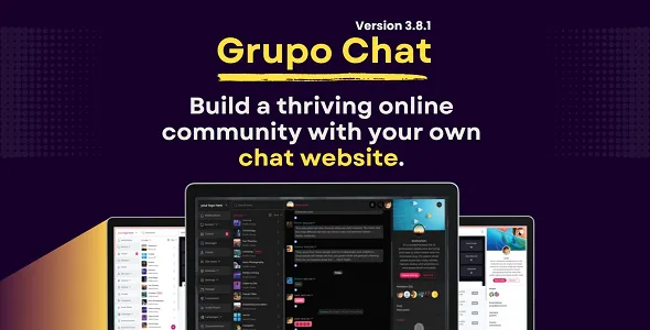 Grupo Chat - Chat Room & Private Chat PHP Script