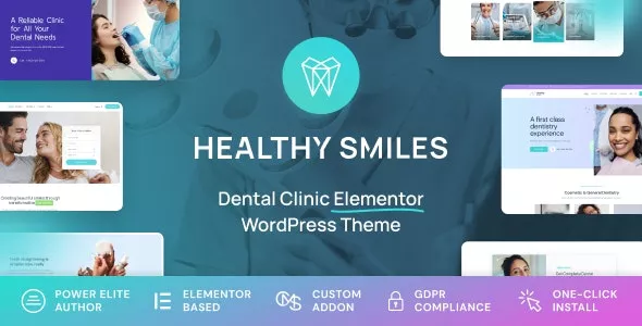 Healthy Smiles - Dental WordPress Theme