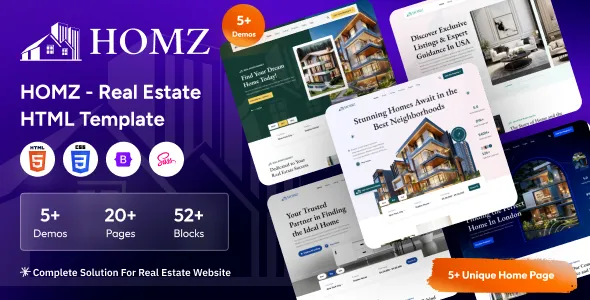 Homz - Real Estate HTML Template