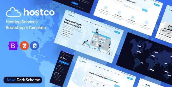 Hostco - Hosting Service WordPress Theme