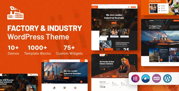 Indsro - Factory & Industry WordPress Theme