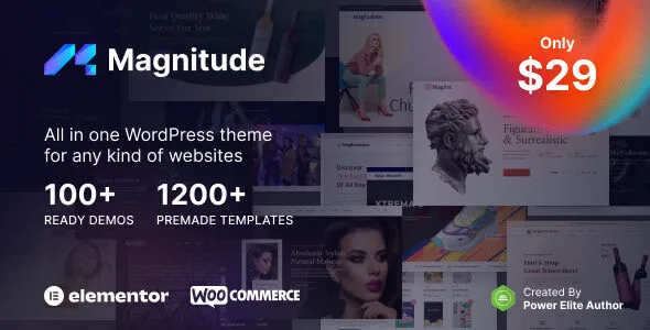 Magnitude - Multi-Purpose Elementor Website & eCommerce Builder WordPress Theme