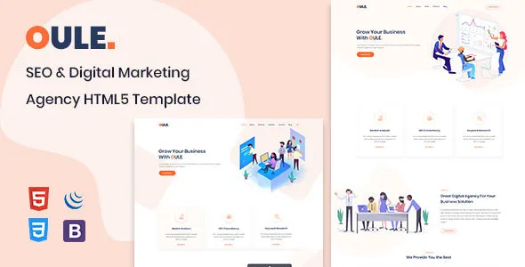 Oule - SEO and Digital Marketing Agency HTML Template