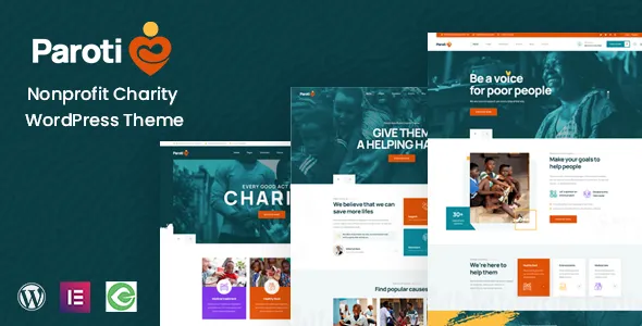 Paroti - Nonprofit Charity WordPress Theme