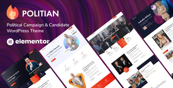 Politian - Political Campaign WordPress Theme