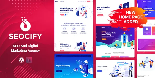 Seocify - SEO Digital Marketing Agency WordPress Theme