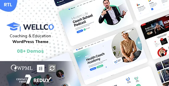 Wellco - Coaching & Online Courses WordPress Theme