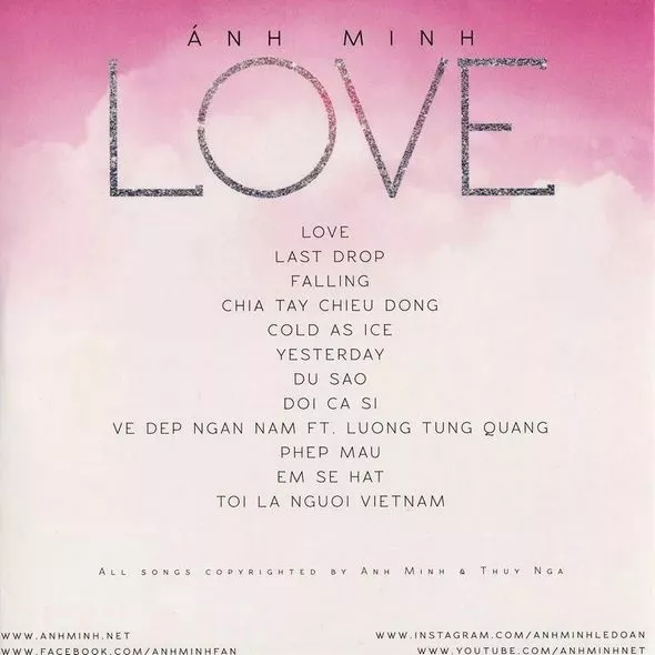 Album Lossless Ánh Minh - Love 2016