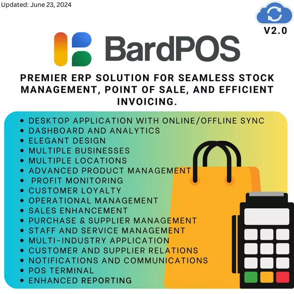 BardPOS - Premier ERP Solution for Seamless Stock Management, Point of Sale, and Efficient Invoicing