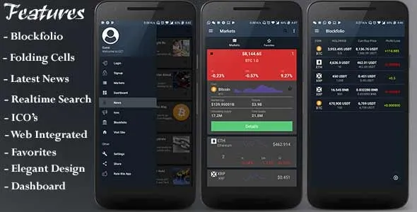 CCT - Crypto Currency Tracker Android App