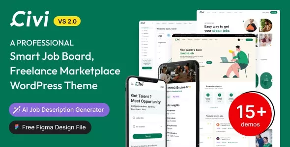 Civi - Job Board WordPress Theme