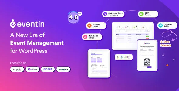 Eventin -  WordPress Event Manager, Event Calendar and Booking Plugin