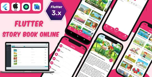 Flutter Story Book App with Admin Panel - Flutter Full Source Code