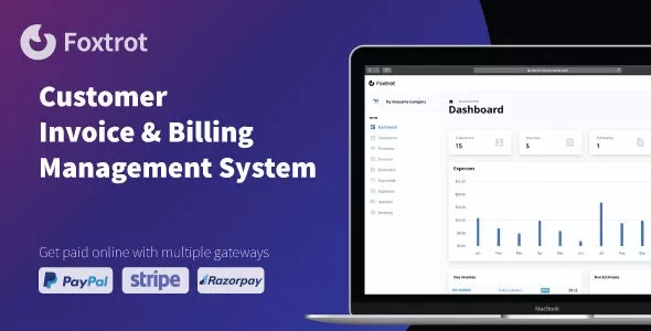 Foxtrot SaaS - Customer, Invoice and Expense Management System