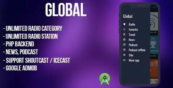 Global - Radio, News, Podcast + Backend