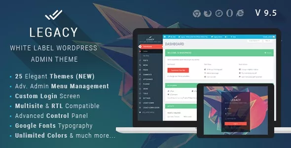 Legacy - White Label WordPress Admin Theme