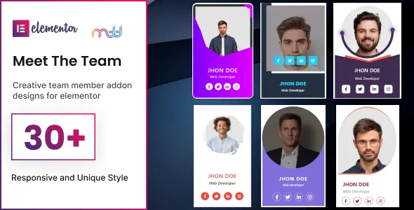 Meet The Team Elementor Addon