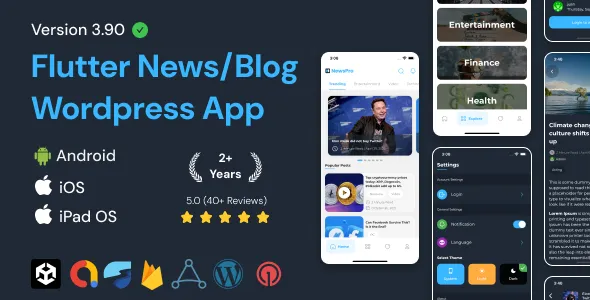 NewsPro - Blog / News / Article App for Wordpress