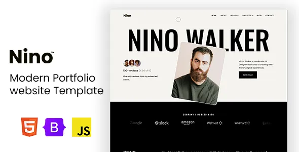 Nino - Modern Portfolio Template