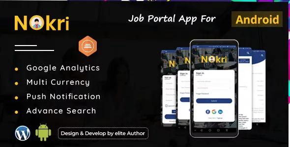 Nokri - Job Board Native Android App