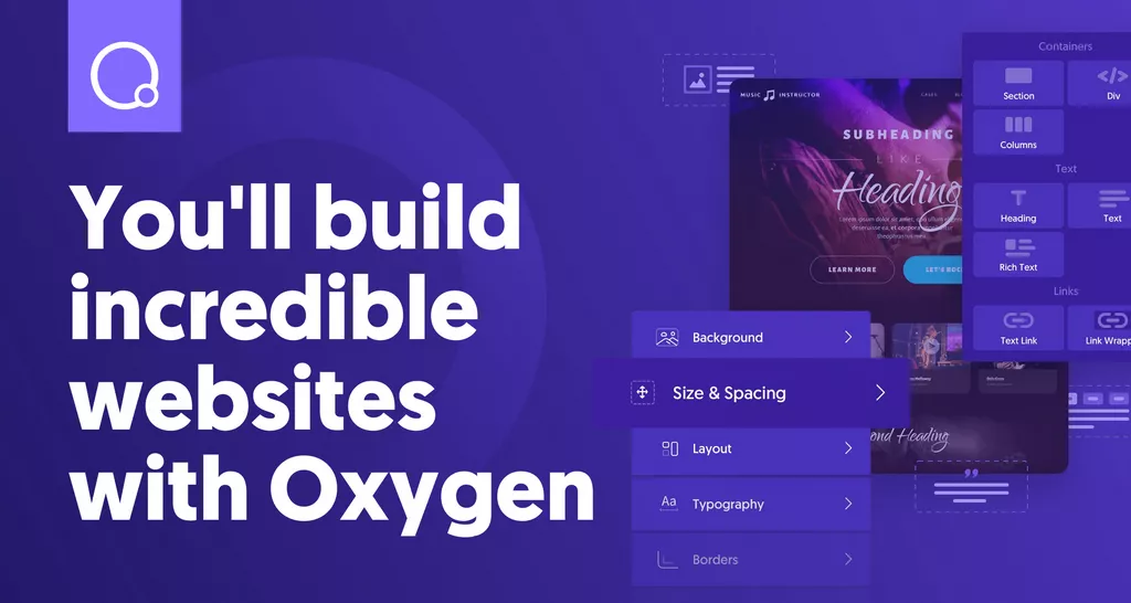 Oxygen Builder - Ultimate Visual Site Builder for WordPress & WooCommerce