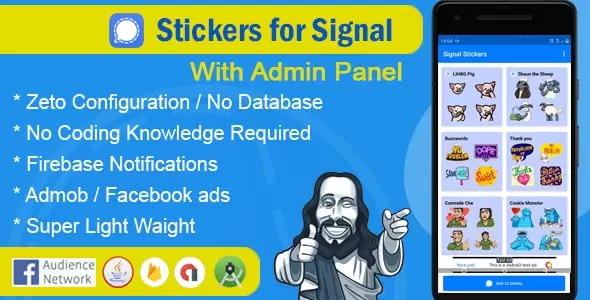 Stickers for Signal App with Admin Panel