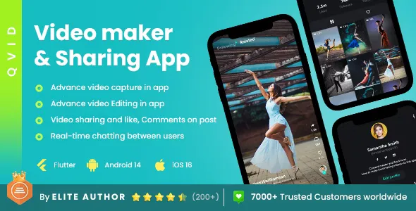 TikTok App - Video Creating Android App Template + Short Video iOS App Template