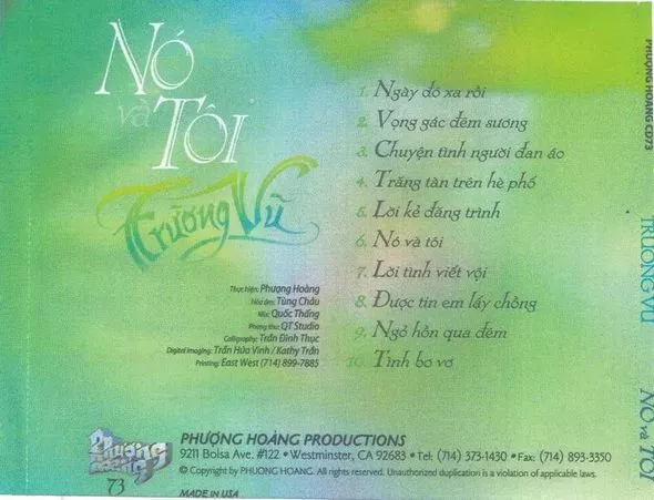 Trường Vũ - Nó Và Tôi