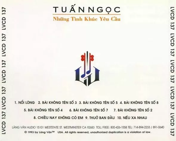 Tuấn Ngọc - Những Tình Khúc Yêu Cầu 1998