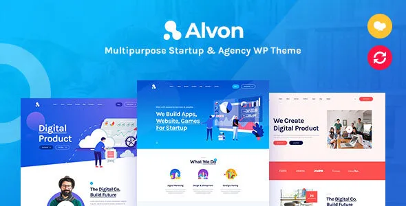 Alvon - Multipurpose Startup & Agency WordPress Theme