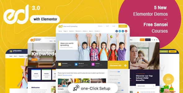 Ed School - Education WordPress Theme