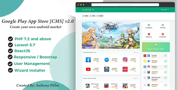 Google Play App Store CMS