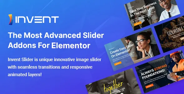 Invent Slider for Elementor