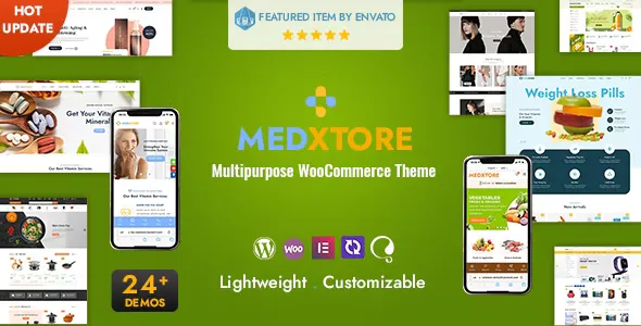 MedXtore - Responsive Multipurpose Elementor WooCommerce WordPress Theme