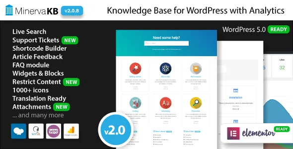 MinervaKB - Knowledge Base for Wordpress with Analytics