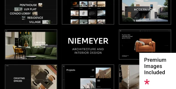 Niemeyer - Architecture and Interior Design Theme