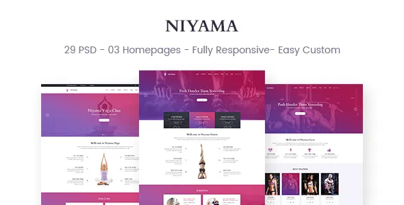 Niyama - Multipurpose Yoga & Gym, Dance HTML5 And Bootstrap Templates