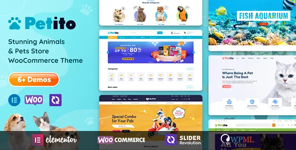 Petito - Animals and Pets Store WooCommerce Theme