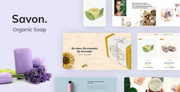 Savon - Handmade Shop WordPress Theme