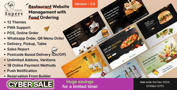 Superv - Restaurant Website Management (Food Ordering)