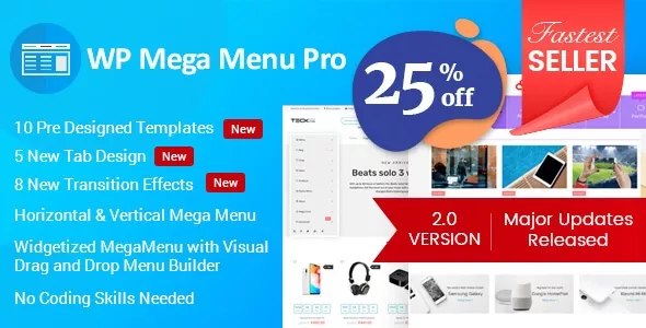 WP Mega Menu Pro - Responsive Mega Menu Plugin for WordPress