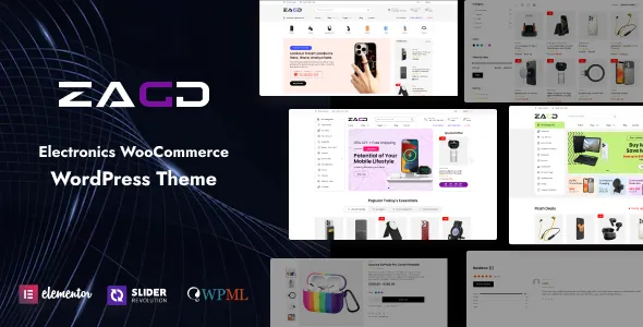 Zagg - Electronics & Accessories WooCommerce WordPress Theme