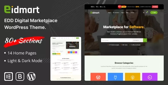 Eidmart - Digital Marketplace WordPress Theme