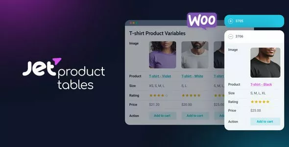 JetProductTables - Custom Product Tables Plugin for WordPress & Woo