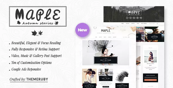 Maple - Responsive WordPress Blog Theme