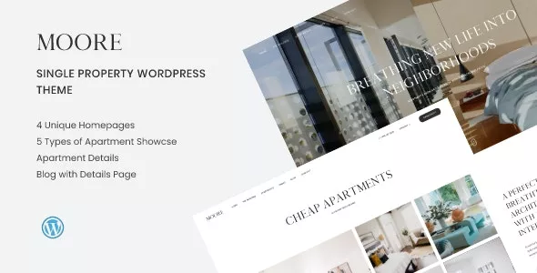 Moore - Single Property WordPress Theme