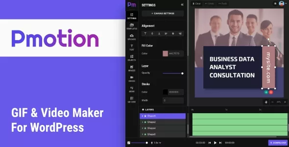 Pmotion - Animated GIF and Video Maker for WordPress