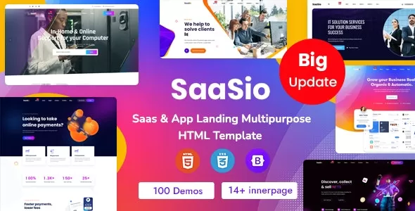 SaaSio - One Page SaaS