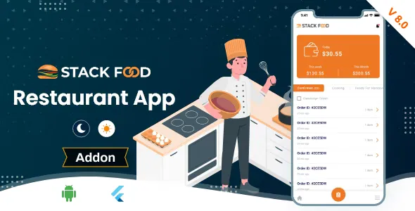 StackFood Multi Restaurant - Food Ordering Restaurant App