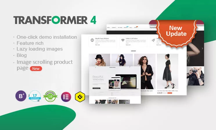 Transformer PrestaShop Theme - Premium Responsive PrestaShop Theme